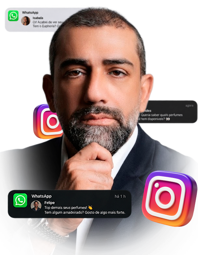 Clientes chegando pelo Instagram